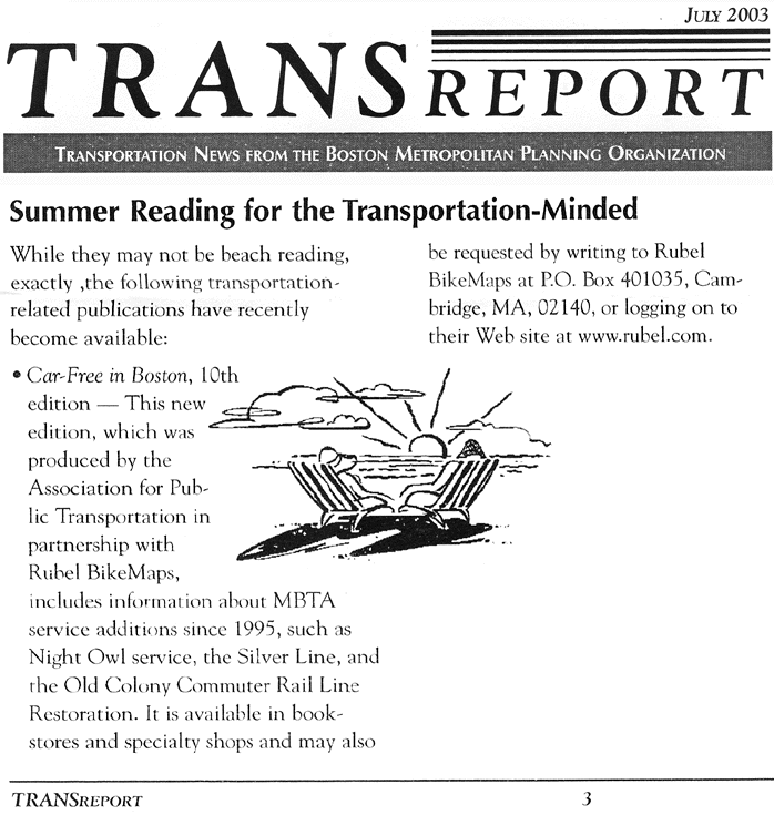Summer Reading for the Transportation Minded